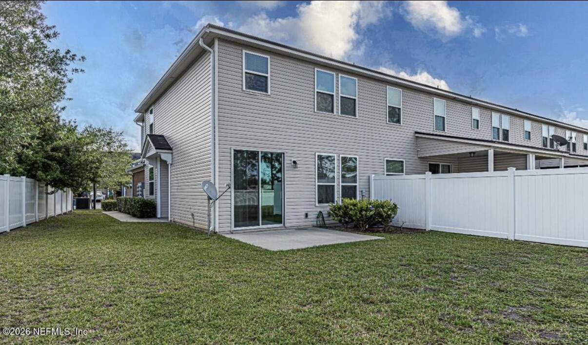 632 Grover Lane - rear elevation and patio